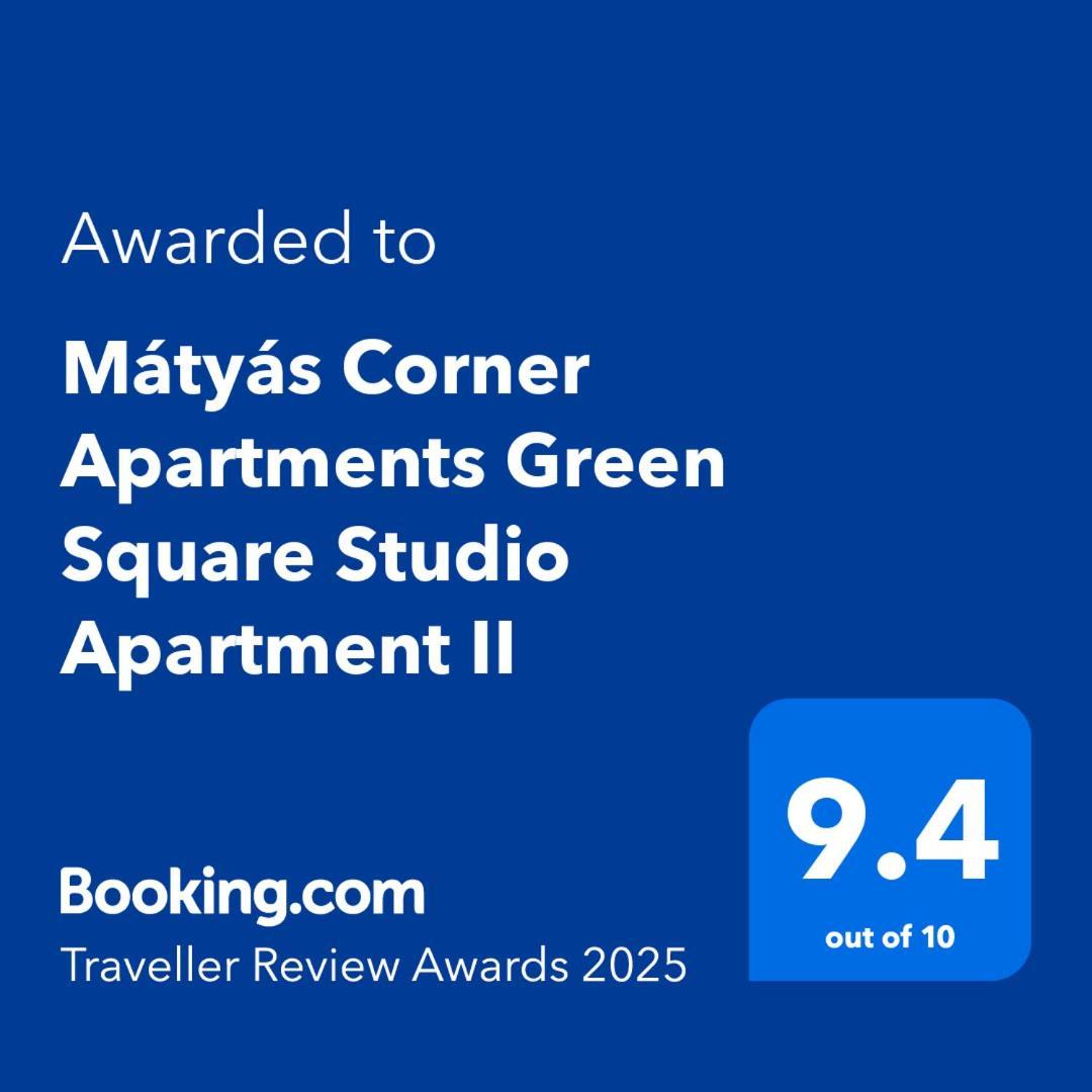 Matyas Corner Apartments Green Square Studio Apartment II Budapeşte Dış mekan fotoğraf